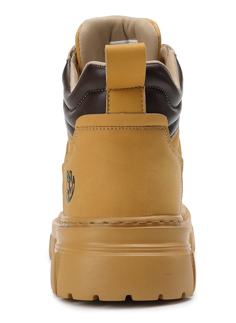 Sky View Men's Fashion Sneaker Martin Boots Lace Up High top  Ankle Boot Lightweight  Breathable Comfortable Slip Resistant Protective  Walking Shoes Indoor Outdoor - Image 4