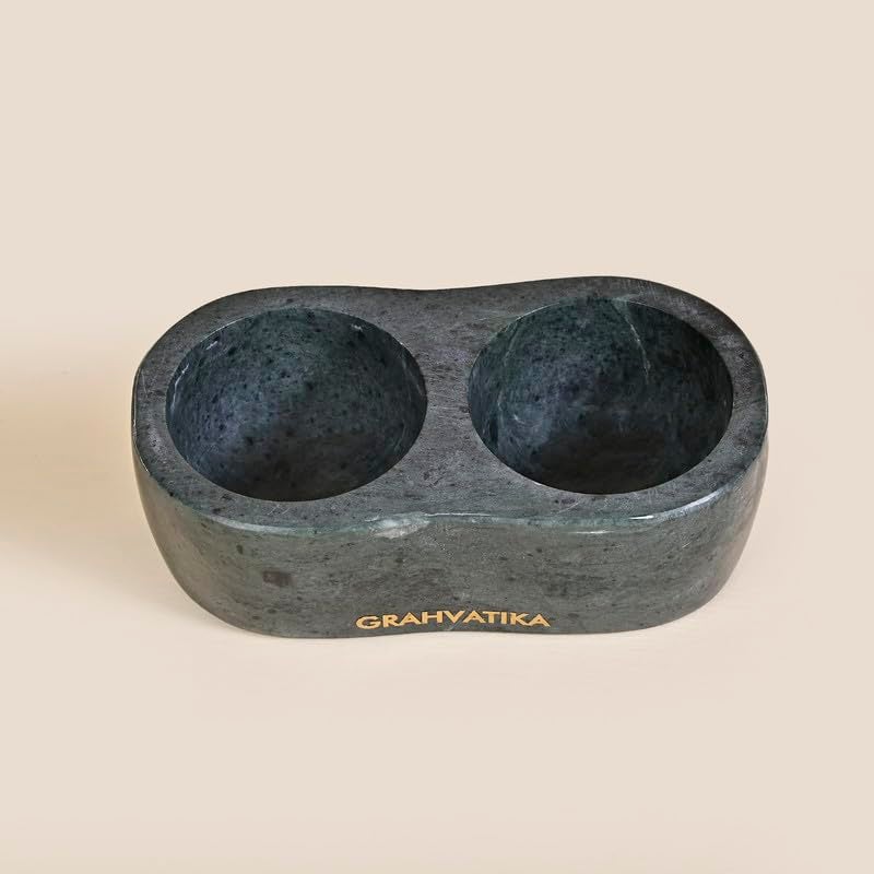 Grahvatika Marble Handmade MultiUtility Bowl Set With Spoon Serving Bowl Decorative Bowl Home Decor Kitchen Decor Desert Bowl Soup Bowl Snacks Bowl Chutney Bowl Green - Image 5