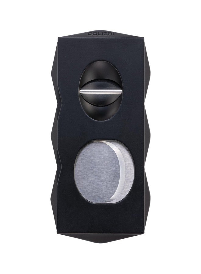 Colibri Quasar SV-Cut Cigar Cutter - Stainless Steel Spring-Loaded V Cutter, Deep Precision Cut up to 60+ Ring Gauge, Ergonomic Design, Premium Cigar Accessory (Black) - Image 4