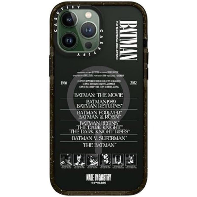 Casetify Impact iPhone 13 Pro Max Case 【Batman Co-Lab / 4X Military Grade Drop Tested / 8.2ft Drop Protection/Compatible with Magsafe】 - A Hero Can be Anyone - Clear Black - Image 5