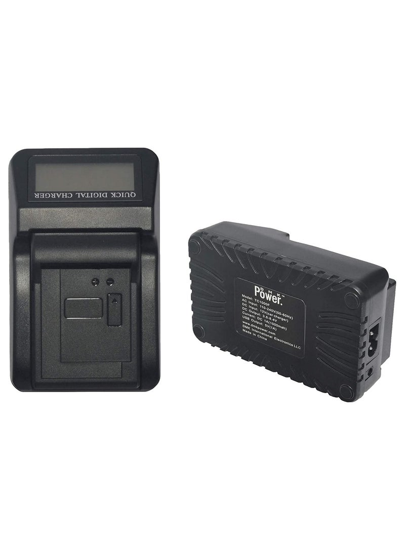 DMK Power LP-E10 LCD USB QUICK DIGITAL RAPID CHARGER For CANON EOS1100D 1200D X5 LC-E10E - Image 3