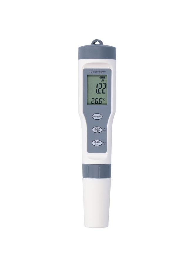 Thoraya 3 in 1 Multifunctional PH Meter Water Quality Test Pen Conductivity Meter Testing Instrument  - Image 1