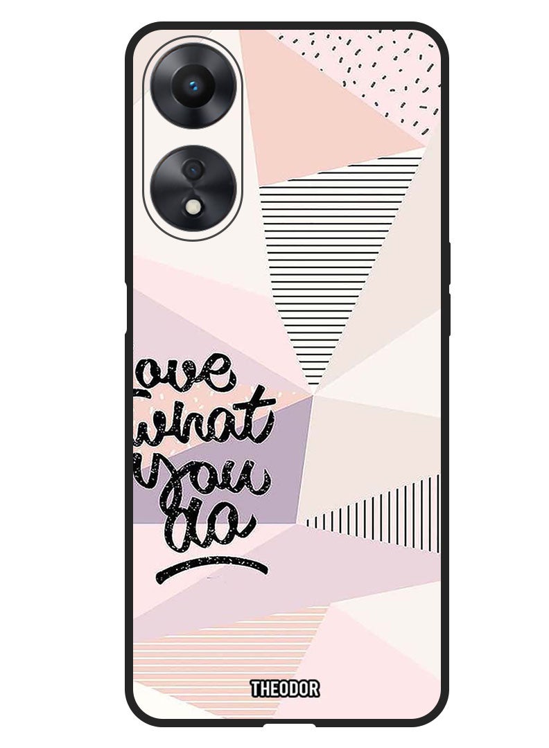 Protective Case Anti Scratch Shock Proof Bumper Cover For Oppo A1 5G Love What You Do