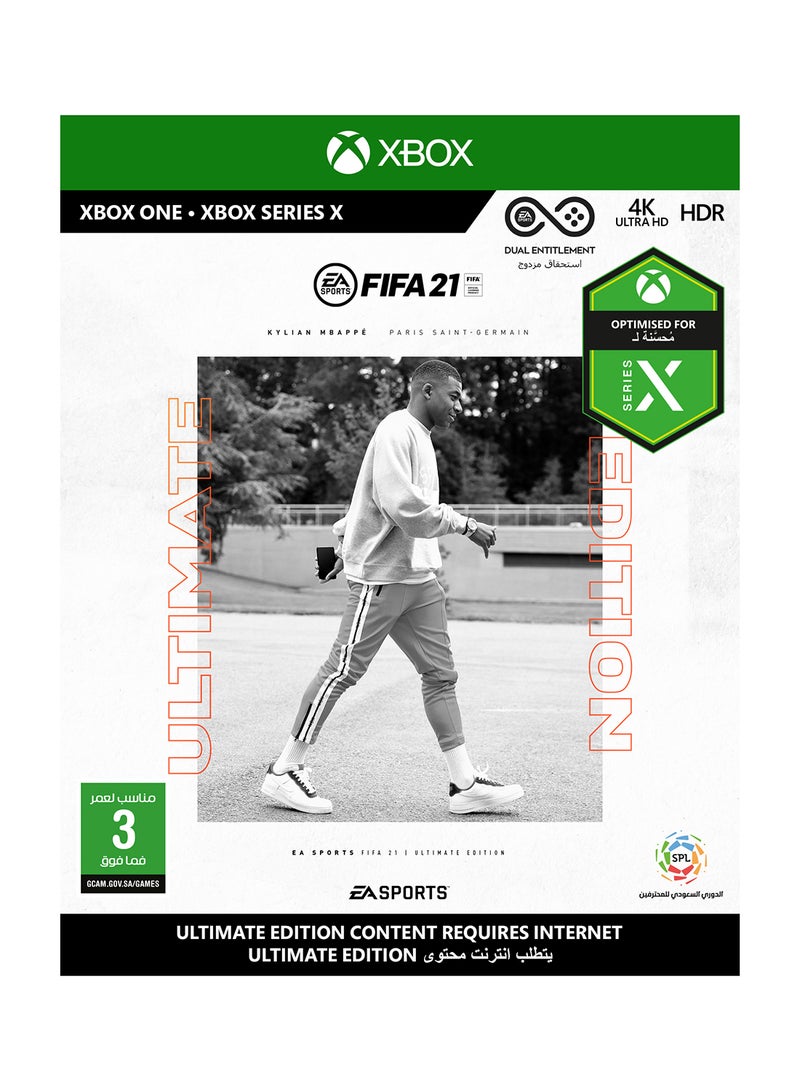 إي أيه لعبة Fifa 21 Ultimate Edition - عرض الطلب المسبق - رياضات - xbox_one - Image 1