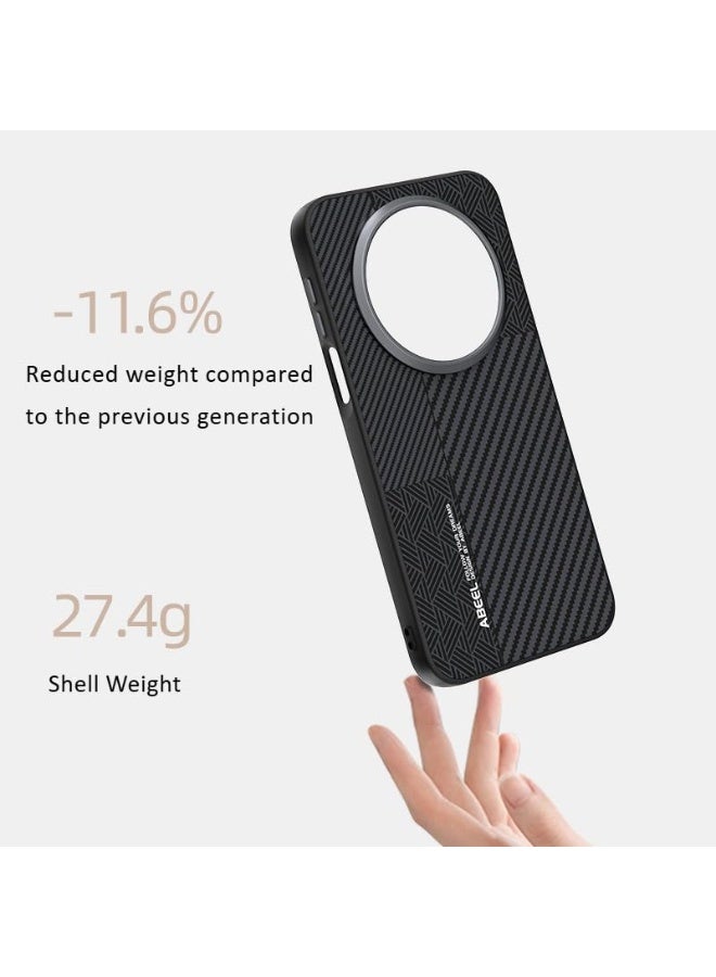 Magnetic Case Compatible with Huawei Mate 80 Pro, 6D Micro-Embossed Texture Cover, Ultra-thin Matte Anti Shock and Anti Fall Cover for Wireless Charging - Image 2