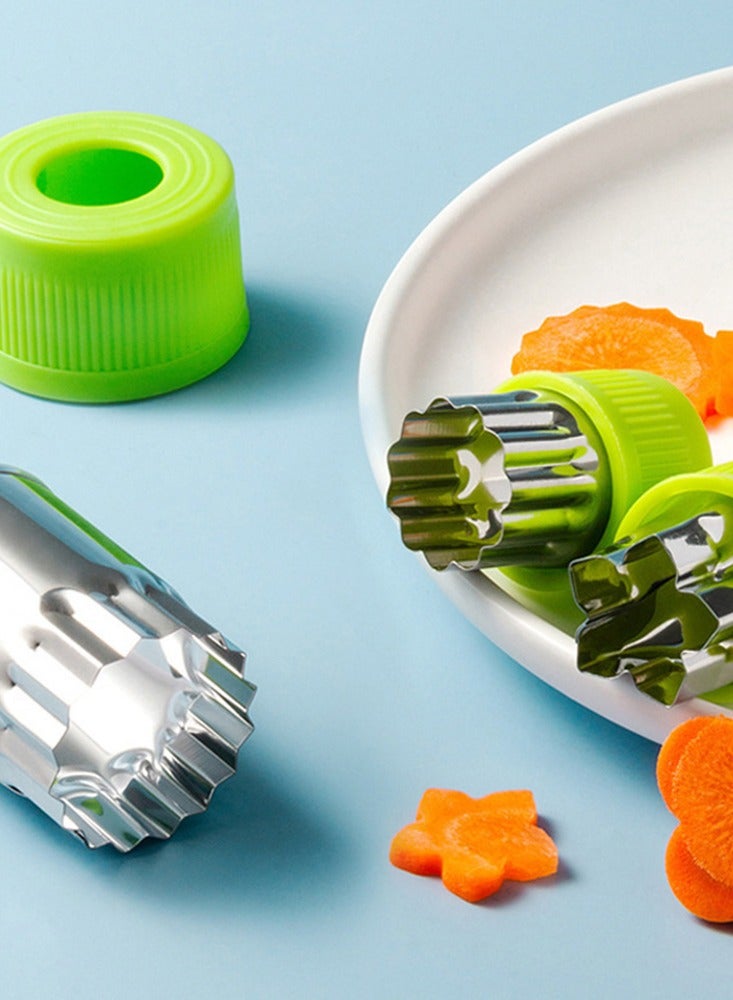 20pcs Stainless Steel Kitchen Cartoon Fruit And Noodles Cutter Sets For Kids Satr Heart Cookie Cutters Mold Baking Tool  - Image 5