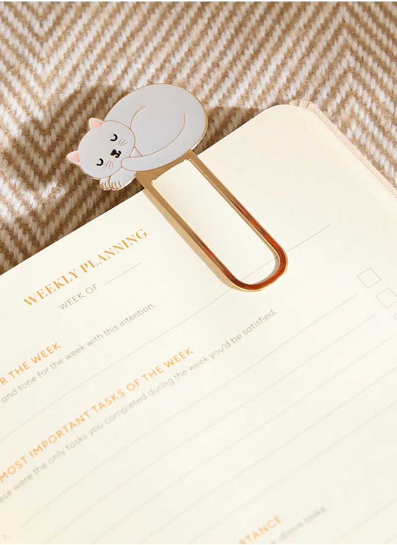 Sass & Belle Cat Metal Bookmark