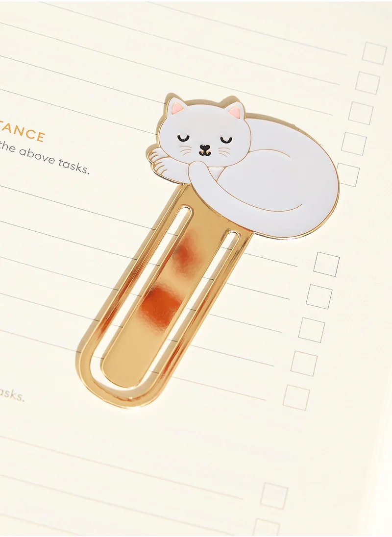 ساس آند بيل Cat Metal Bookmark