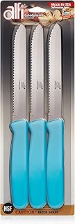 Alfi All-Purpose Knives Aerospace Precision Rounded Tip - Home And Kitchen Supplies - Serrated Steak Knives Set, Made - Image 1