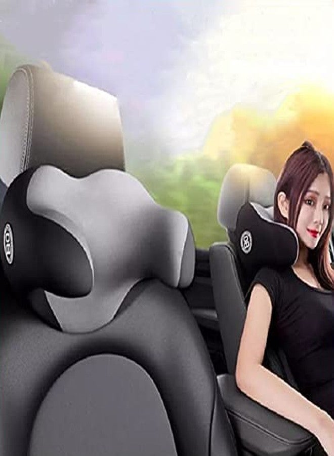 Ostin Car Neck Pillow, Memory Foam Neck Support Pillow for Neck Pain Relief, U-Shaped Ergonomic Design Soft Headrest Pillows for Car Seat Driving Travel and Home - Image 2