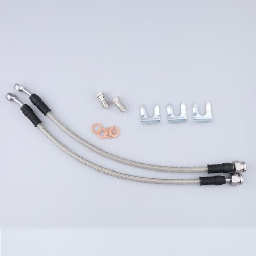 AC PERFORMANCE Universal Rear Brake Hose for Buick Cadillac Chevrolet Oldsmobile Pontiac FHK09S - Image 1