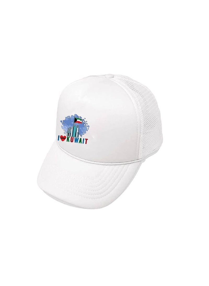 PRINTSHOP4ME Kuwait Mesh Cap With Plastic Closure For Men And Women–Perfect For National Day,Sports Activities And Casual Wear–Great Gift For Sports Fans And Events - Image 3