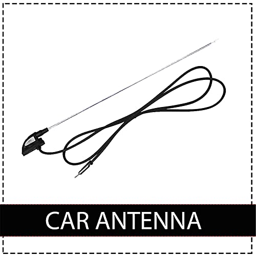 Auto Pearl - Vehicle Roof Mount Rubber Antenna Mast Flexible Car Antenna with Anti-Theft Design and Car Wash Safe - Black -Bolero - Image 2