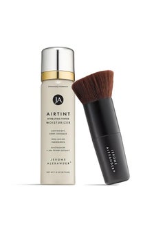 Jerome Alexander Jerome Alexander MagicMinerals AirTint Tinted Moisturizer AirBrush Spray Light | Tinted Moisturizer Spray with Anti-Aging Ingredients | Cognac |2PC 