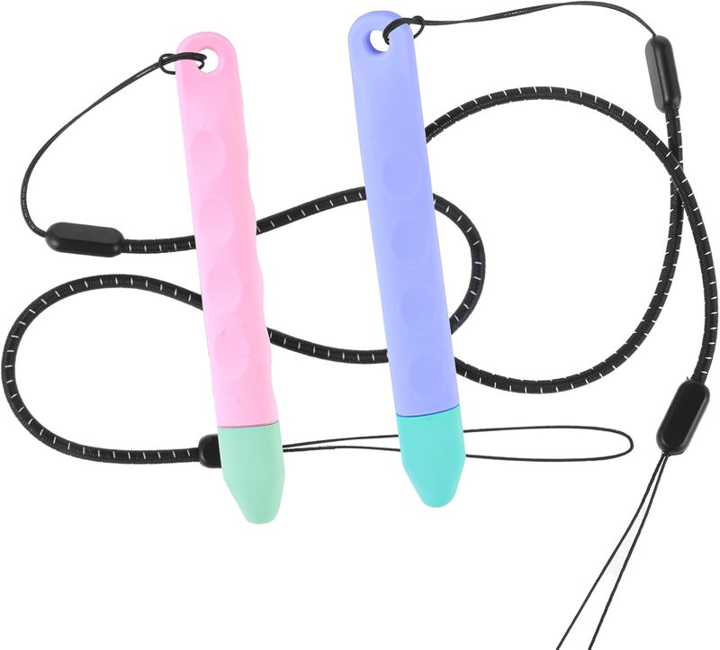 oruola Kid-Friendly Stylus Pens for Touch Screens,2 Pack of Pink and Purple Stylus Pens for Kids,Universal Touch Screen Capacitive Stylus Compatible with Pad,Phone, Kindle,Tablets,and Smartphones - Image 1