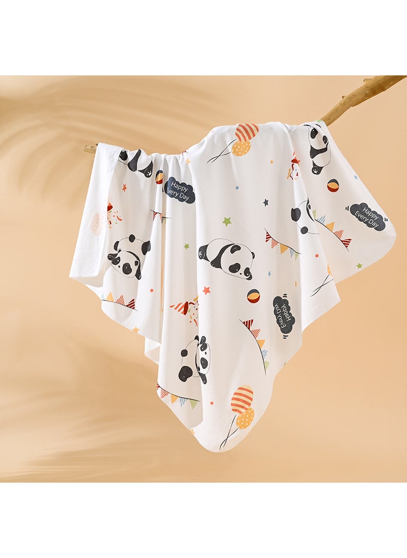 Generic Newborn Cotton Swaddle Wrap 0-3 Months happy panda 