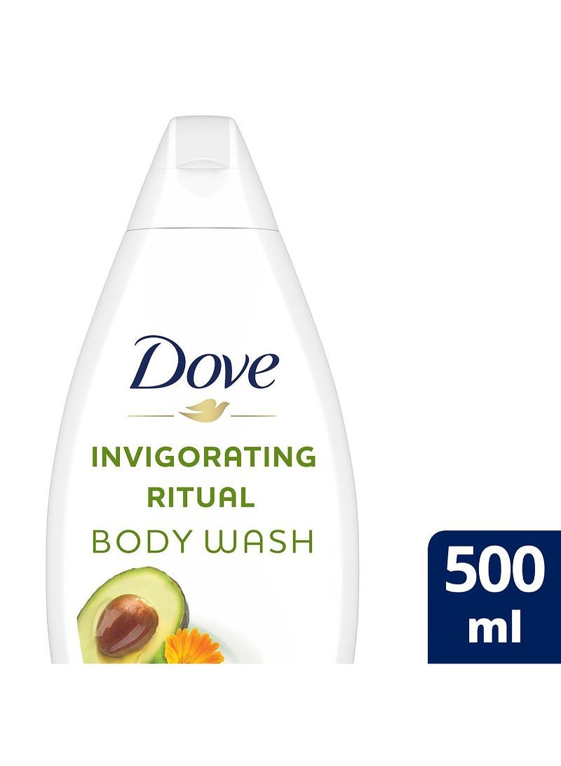 Dove Invigorating Body Wash Avocado 500 ml