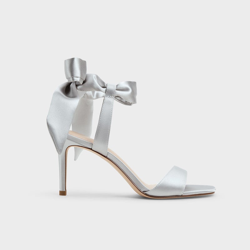 Spot Fairy style Sandals Women's Fine Heels Summer 2026 New Style Ribbon Strap Satin Bow Strap High Heels - Image 1