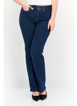 NYDJ Women Regular Fit Dark Wash Stretchable Jeans, Navy  - Image 1