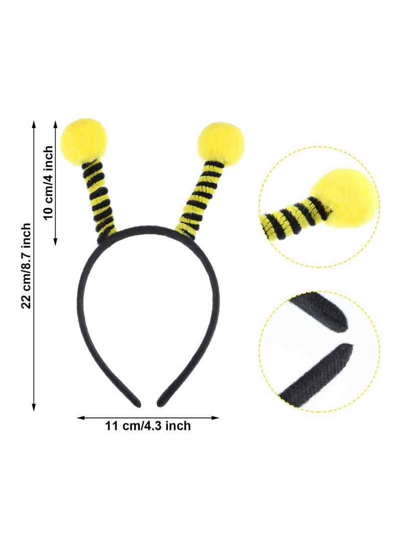 Zikra 8 Pieces Bee Headband Bee Antenna Headband Tentacle Hair Bands for Kids Costume Accessories Bee Party Decorations Supplies - Image 5