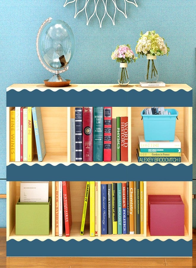 Fancy Land Slate Blue Bulletin Board Border Scalloped Border Trim for Classroom 52ft - Image 5