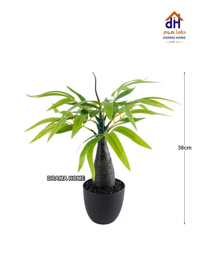 DRAMA HOME Artificial Yucca Cactus Tree, 38 Cm High  - Image 2