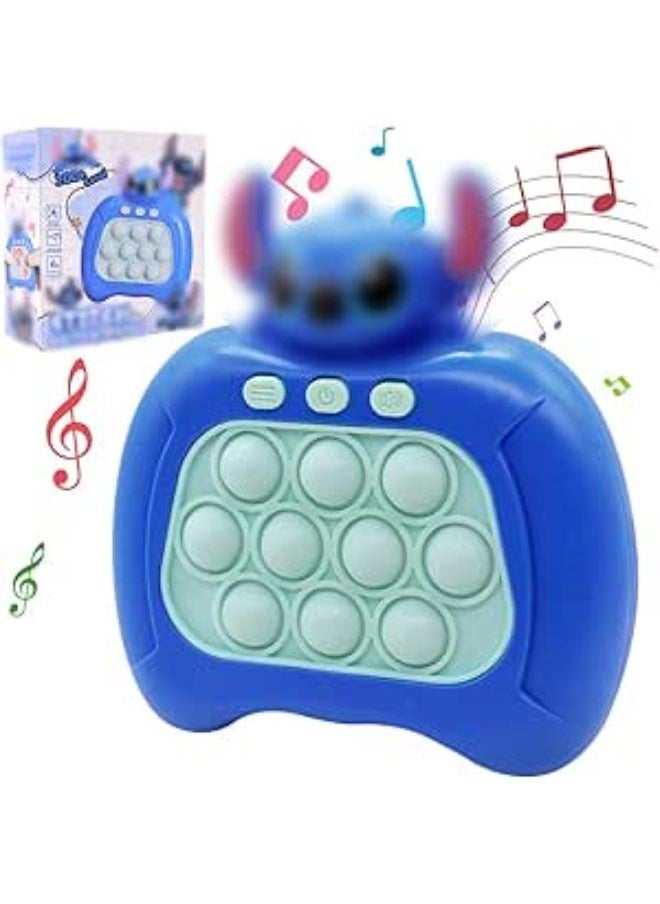 null - simyron Quick Push Play Push Bubble Stress Light-Up Toys, Pattern-Popping Game Anti Anxiety Autism Sensory Toy for Children Adults Decompression Game Console Pop-It Electronic - Image 1