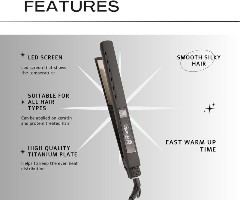 جيجارا جارة Jarrah Professional Hair Straightener 3001 - Image 2
