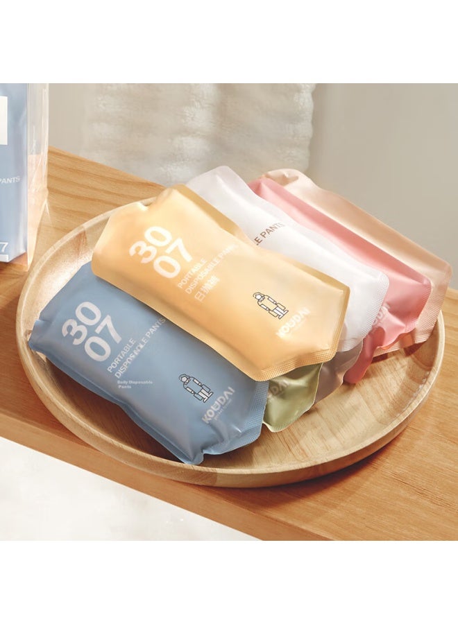 Pocket Travel Pocket Travel 7-pack Disposable Pure Cotton Underwear For Women, Portable For Business Trips, Travel, No-wash Daily Disposable Panties, Pure White, Size L  - Image 3