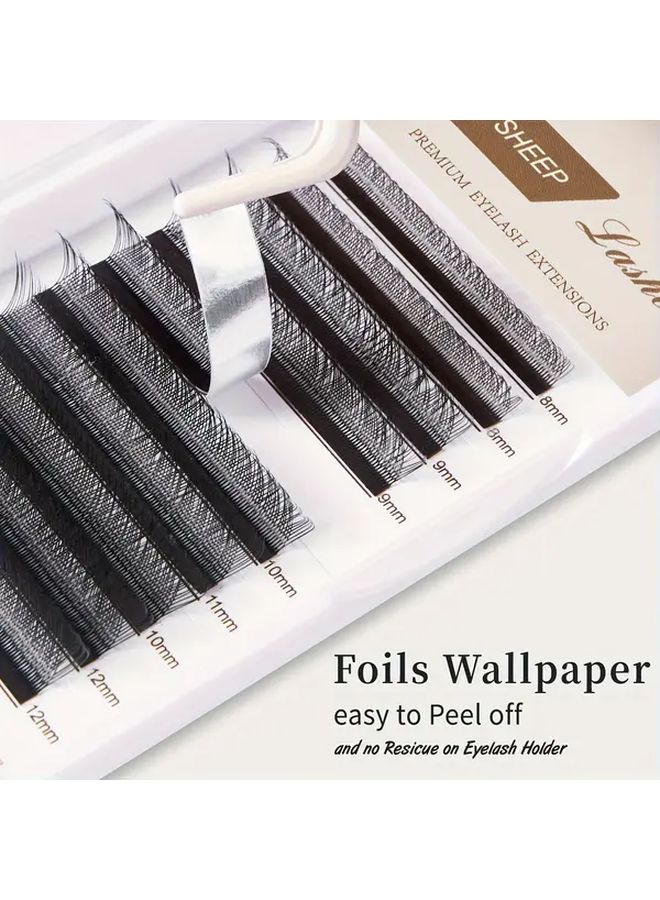 3D Hand Woven 0 07mm Faux Mink Lashes Super Soft 8 15mm 10 Boxes - Image 3