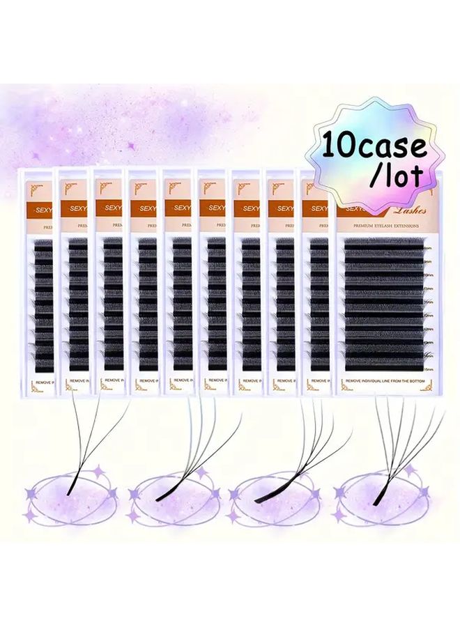 3D Hand Woven 0 07mm Faux Mink Lashes Super Soft 8 15mm 10 Boxes - Image 1