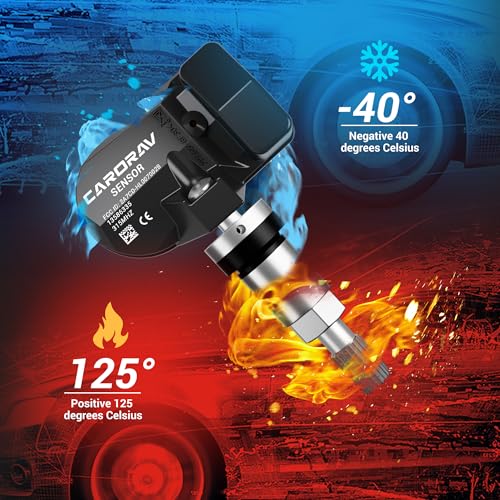 CARORAV TPMS Sensor GM, 4-Pack Tire Pressure Monitoring System Sensor Replacement for GM Chevy GMC Cadillac Buick, 315MHz OE Replaces for 13586335 13581558 13598771 13598772 - Image 4