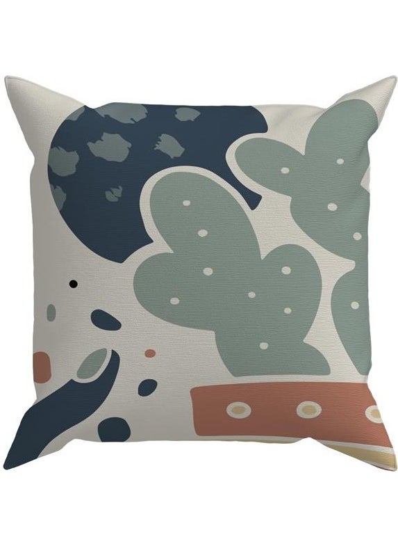 Evdeki Çarşı Evik Abstract 4-Piece Throw Pillow Case DS92  - Image 2