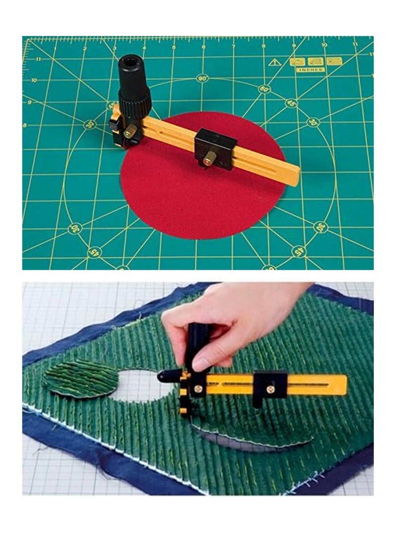 OLFA قاطع بوصلة دوارة CMP-3 مع رافعة لقطع حتى 22 سم في القطر - Image 4