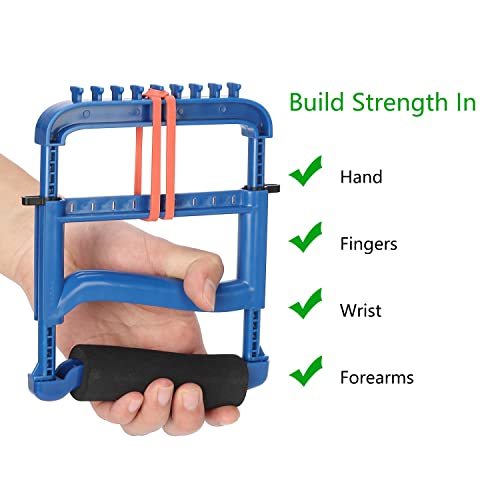 YPCBYNBS Hand Exerciser,Strength Training Grip Strengthener for Physcial Therapy,Blue - Image 4