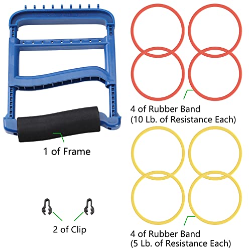 YPCBYNBS Hand Exerciser,Strength Training Grip Strengthener for Physcial Therapy,Blue - Image 5