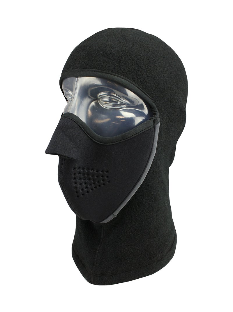 Seirus Innovation Magnemask Combo Balaclava Headwear, Small/Medium, Black - Image 3