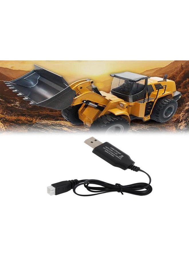 Metal Remote Control Excavator USB Charger Charging Cable RC Vehicles Truck Accessory
