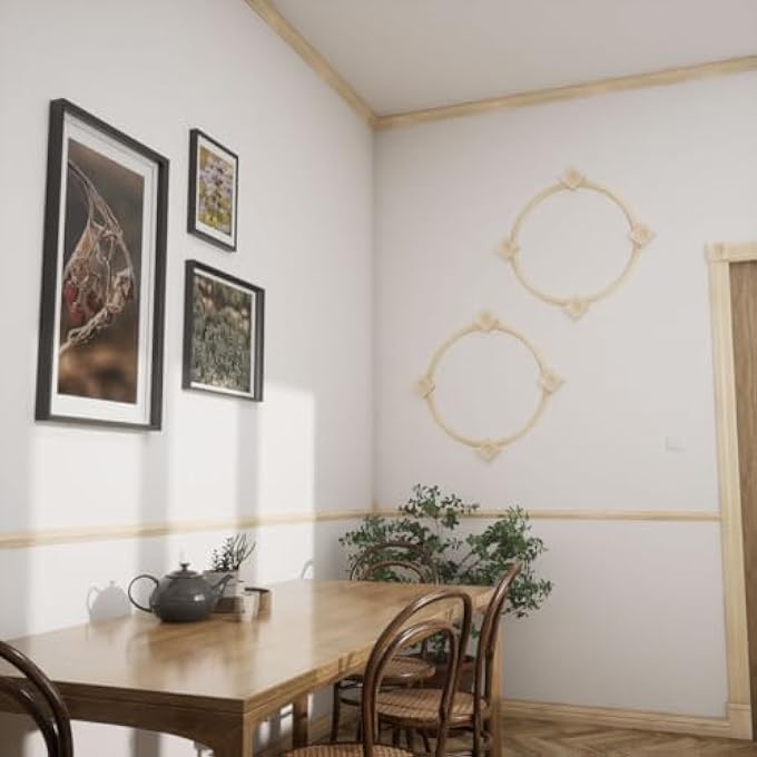 1 5/8"P X 2 3/8"H WM52 AMERICRAFT SOLID HARDWOOD STAIN GRADE MITERLINK CROWN MOULDING INSIDE CORNER, POPLAR (MATCHES MOULDING MLDW01X03WM52PO) - Image 3