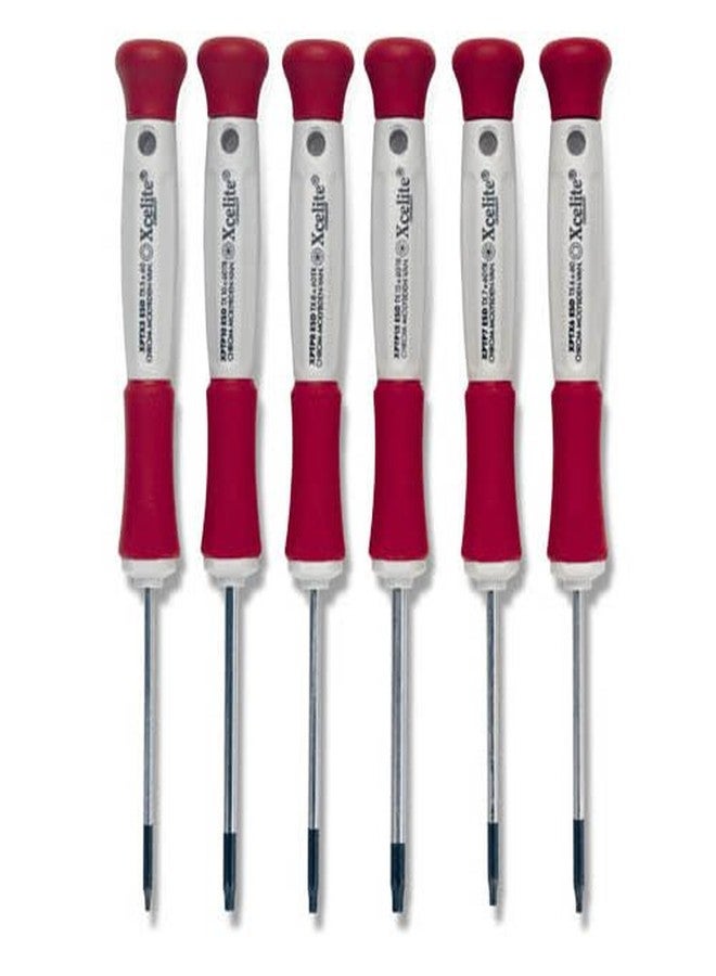 Xcelite XPTX600 Precision Chromium Molybdenum Steel Torx ESD Screwdriver Set, With Case, 6-Piece - Image 3