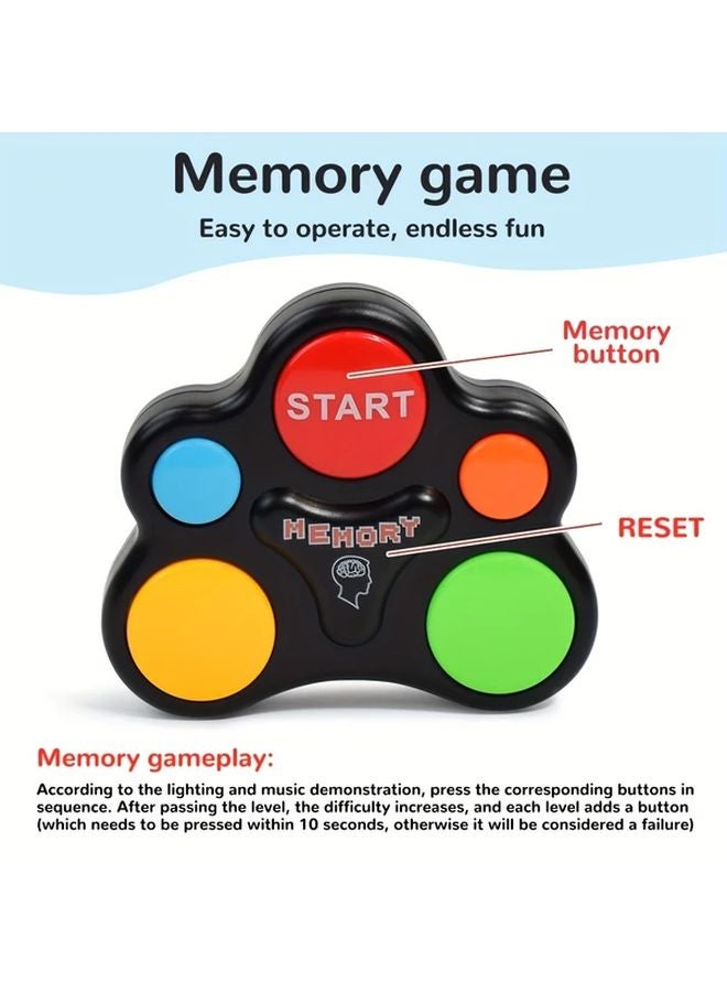 Kids Memory Game Console Model 899 Interactive Educational Brain Teaser Toy Develops Memory Skills - Image 5