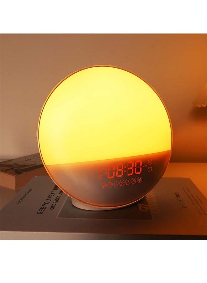 Generic - Sunrise Alarm Clock for Heavy Sleepers, Wake Up Light with Sunrise/Sunset Simulation, Dual Alarms & Natural Sounds, Snooze & Sleep Aid,deal for Gift - Image 1