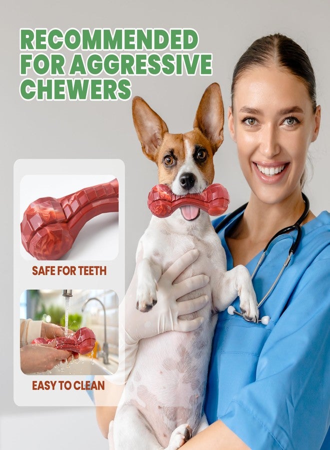 IPTPAS Durable Dog Chew Toy for Aggressive Chewers, Ultra Tough Dental Toy for Teeth Cleaning, Boredom Anxiety Relief, Long-Lasting Toy for All Dog Sizes & Teething Puppies, Keep Them Busy - Image 5
