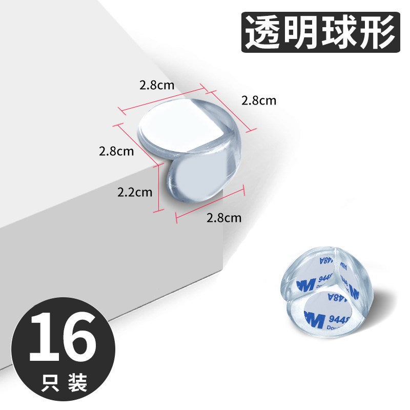 Glass Corner Protector, Right-Angle Table Corner Anti-Collision Guard, Silicone Edge Wrap, Corner Sticker, Anti-Bump Corner Protector - Image 1