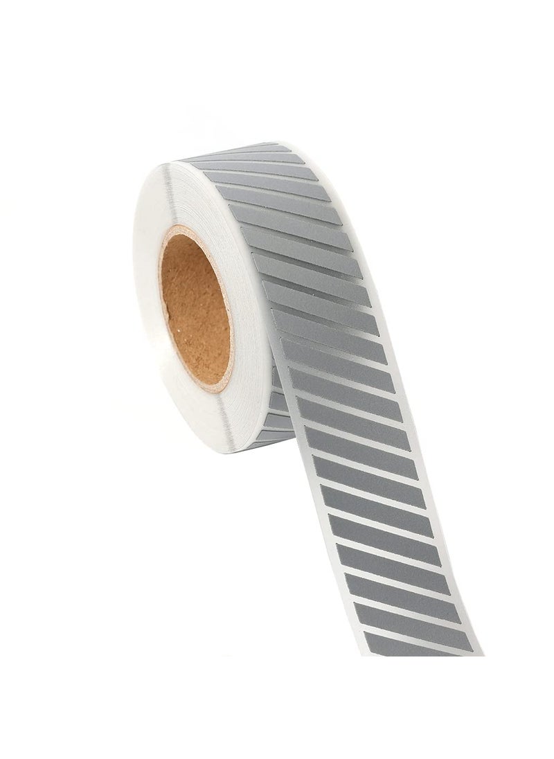 NOZUONO NOZUONO High Visibility Iron On Silver Reflective Heat Transfer Vinyl Tape for Clothing Stripe 1 Inch x 10 Yard 