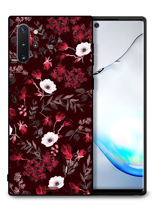 Tolwak Samsung Galaxy Note 10 Plus Protective Case Cover Small Flowers And Tropical Leaves - Image 1