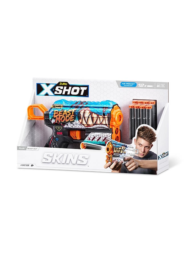 X-Shot Skins Flux Beast Out - Action Aiming Game For Kids, Teen, Adults Boys & Girls, Outdoor Holiday Activities, Gifts For Kids Ages 8+ - Image 3