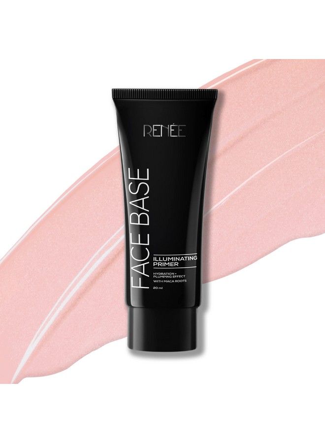 Renee Face Base Illuminating Primer 20Ml ; Long Lasting Highly Moisturizing Easy Blend Formula For All Skin Types Enriched With Maca Roots  - Image 1