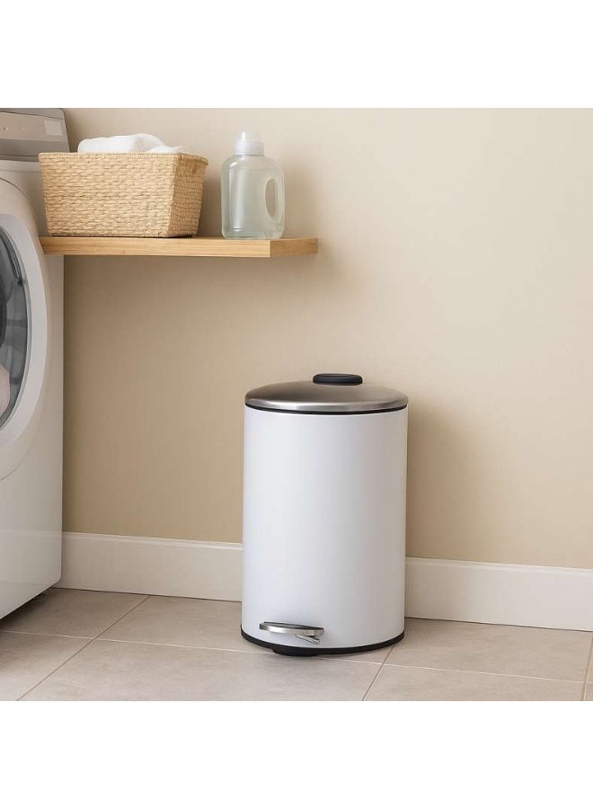Pan Home سلة قمامة كاسيدي 7 لتر 27.5X27.5X33 سم - أبيض - Image 2