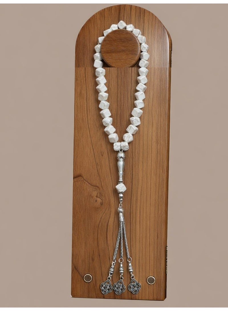 عام 33 سبحة صلاة من الحجر الصناعي/ta S مغلقة/10 مم - Image 1